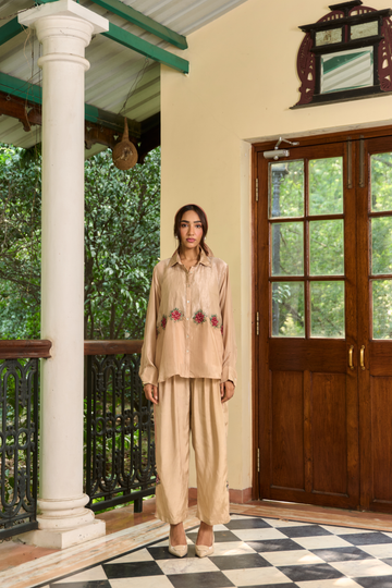 Rose Boota beige co-ord set