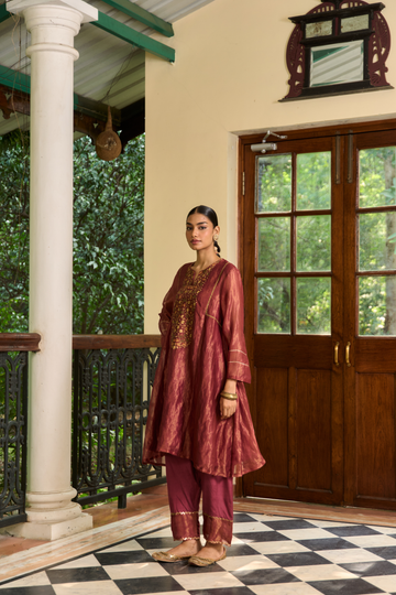 Bano mulberry short kurta set